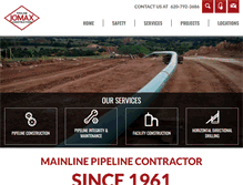 Tablet Screenshot of jomaxconstruction.com